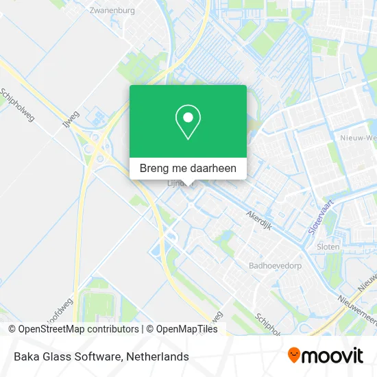 Baka Glass Software kaart
