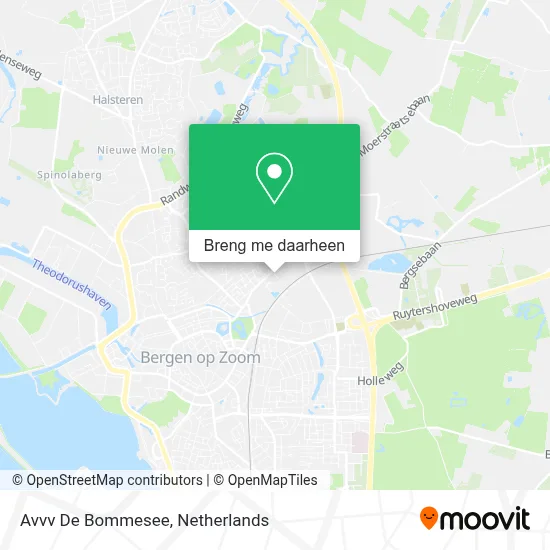 Avvv De Bommesee kaart
