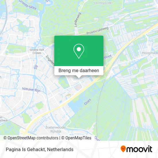 Pagina Is Gehackt kaart
