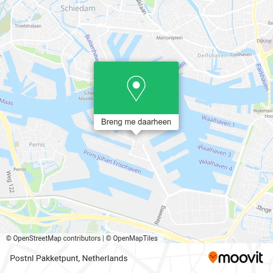 Postnl Pakketpunt kaart