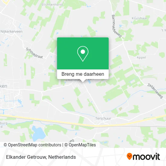 Elkander Getrouw kaart