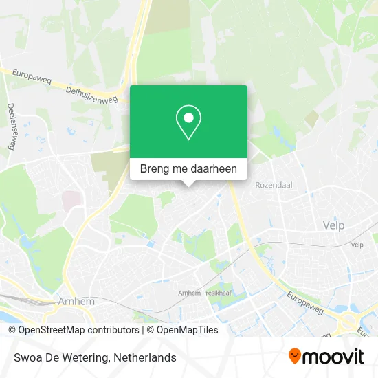 Swoa De Wetering kaart