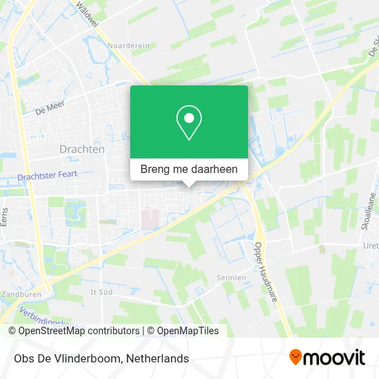 Obs De Vlinderboom kaart