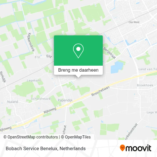 Bobach Service Benelux kaart