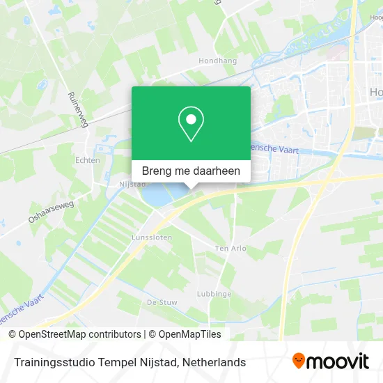 Trainingsstudio Tempel Nijstad kaart