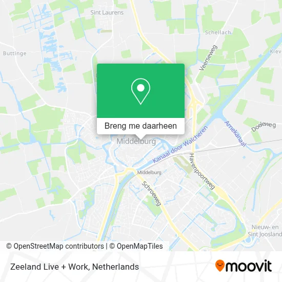 Zeeland Live + Work kaart