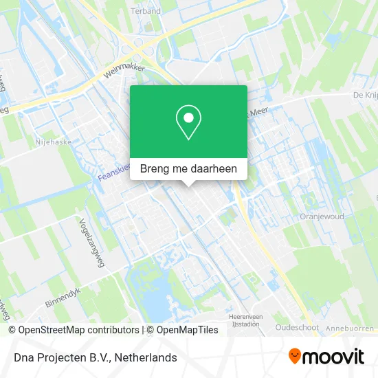 Dna Projecten B.V. kaart