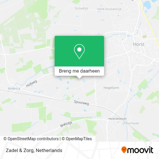 Zadel & Zorg kaart