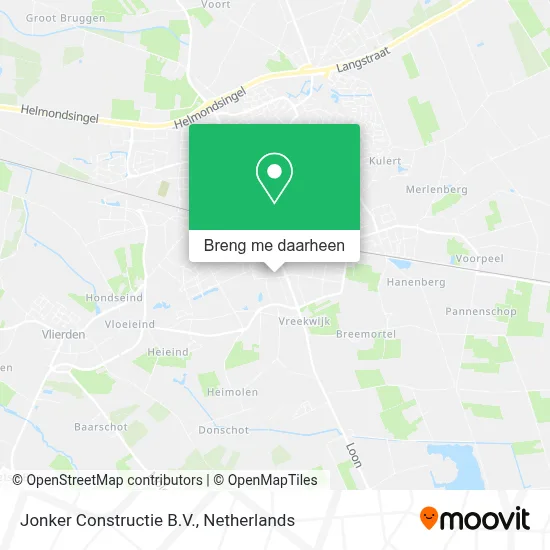 Jonker Constructie B.V. kaart