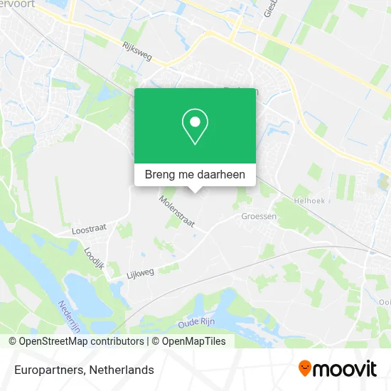 Europartners kaart