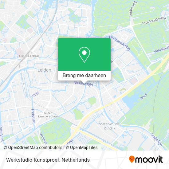 Werkstudio Kunstproef kaart