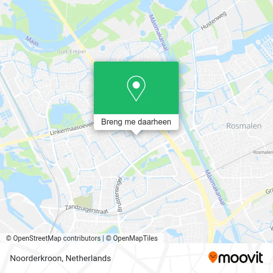 Noorderkroon kaart