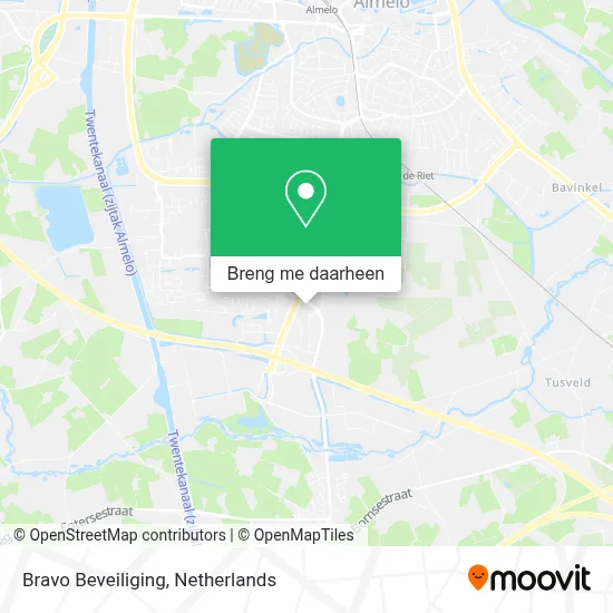 Bravo Beveiliging kaart