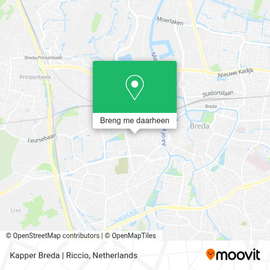 Kapper Breda | Riccio kaart