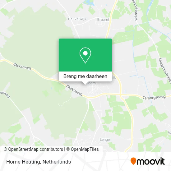 Home Heating kaart