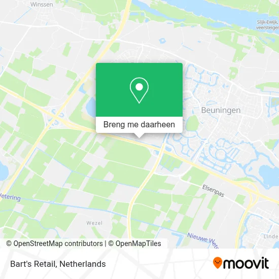 Bart's Retail kaart