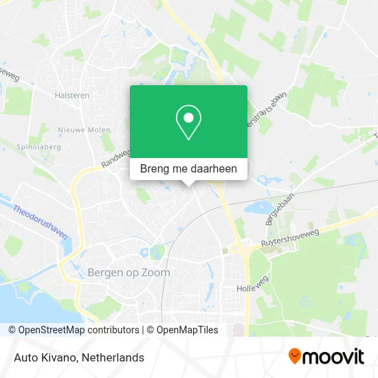Auto Kivano kaart
