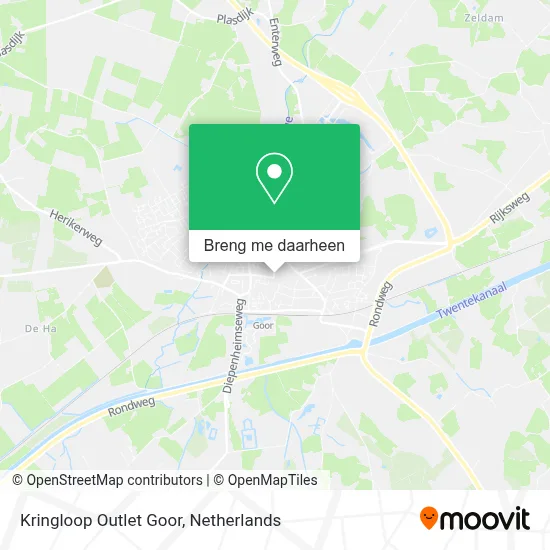 Kringloop Outlet Goor kaart