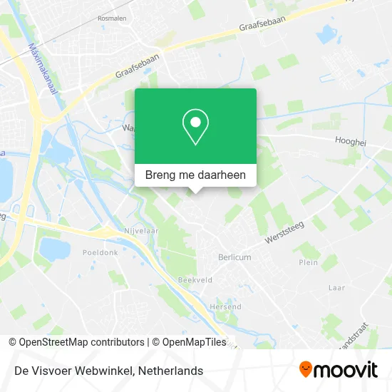 De Visvoer Webwinkel kaart