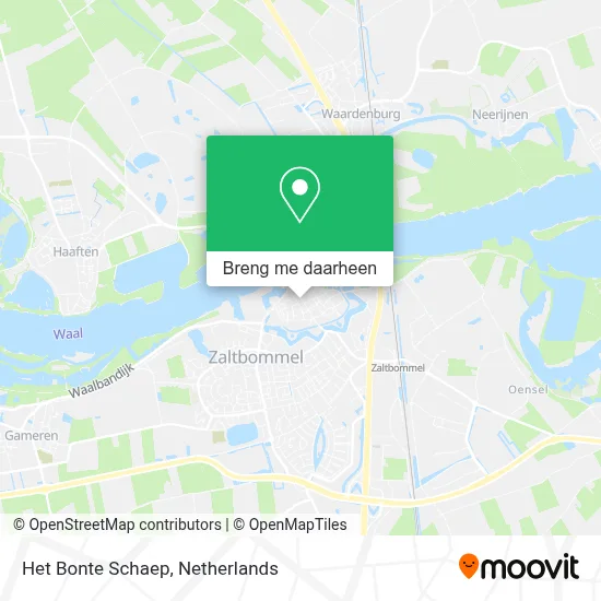 Het Bonte Schaep kaart