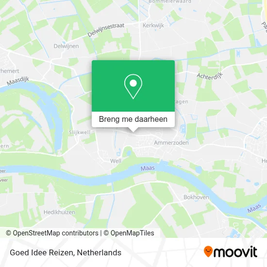 Goed Idee Reizen kaart