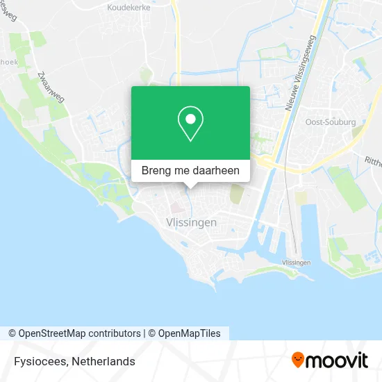 Fysiocees kaart