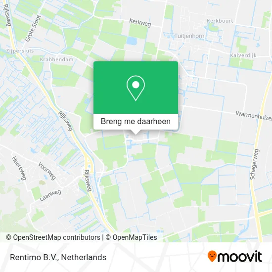 Rentimo B.V. kaart