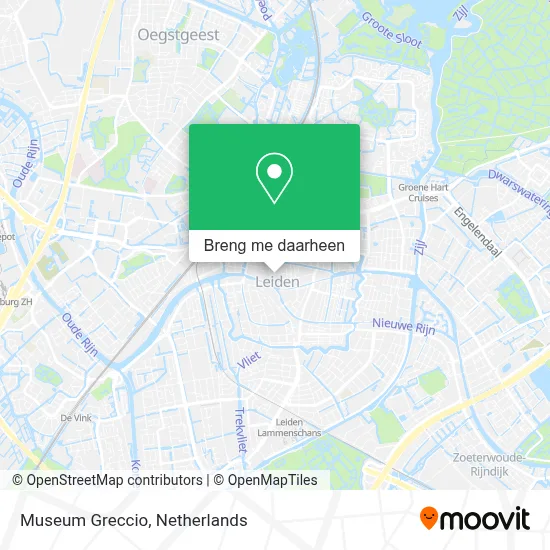 Museum Greccio kaart