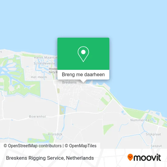 Breskens Rigging Service kaart