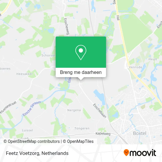 Feetz Voetzorg kaart