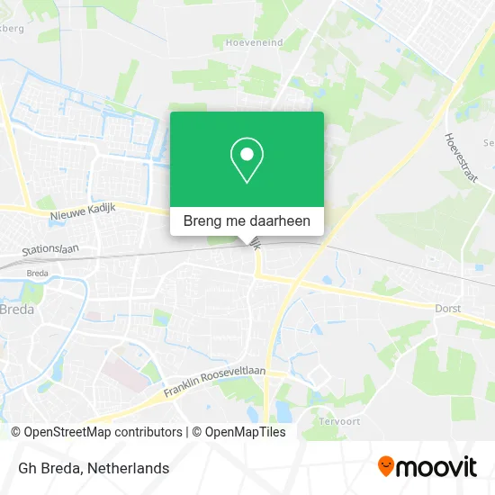 Gh Breda kaart