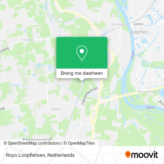 Royo Loopfietsen kaart