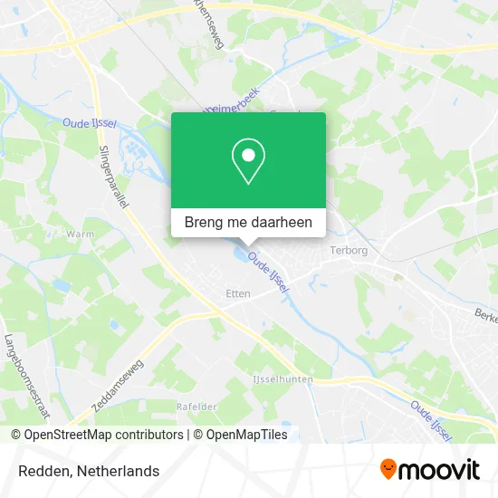 Redden kaart
