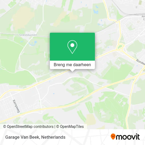 Garage Van Beek kaart