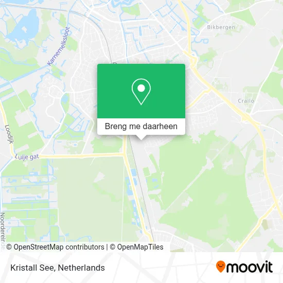 Kristall See kaart