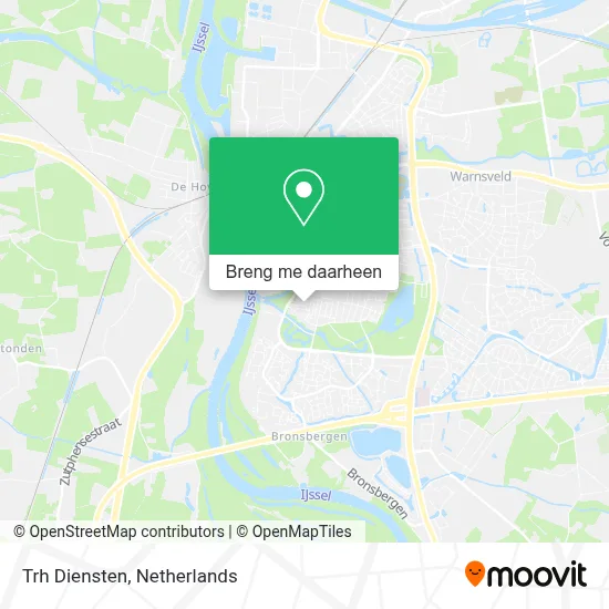 Trh Diensten kaart