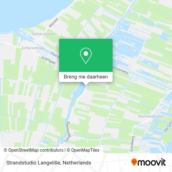 Strandstudio Langelille kaart