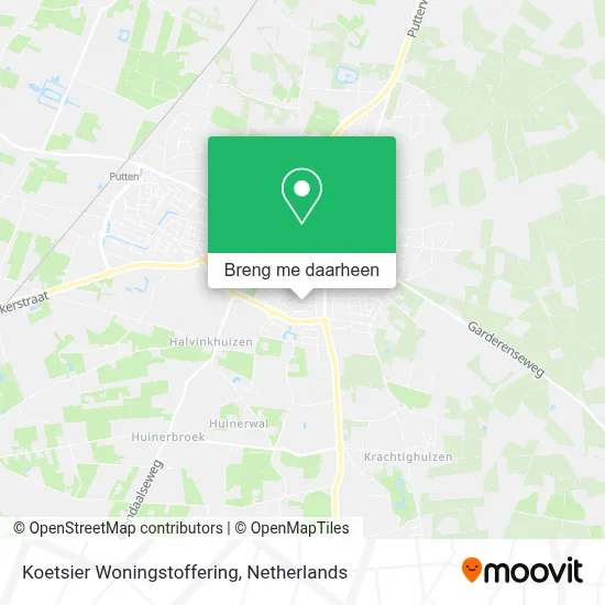 Koetsier Woningstoffering kaart