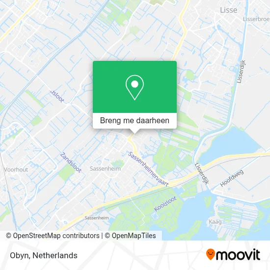 Obyn kaart