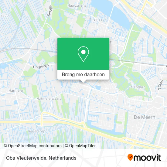 Obs Vleuterweide kaart