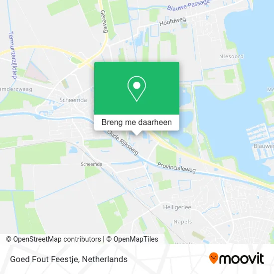 Goed Fout Feestje kaart
