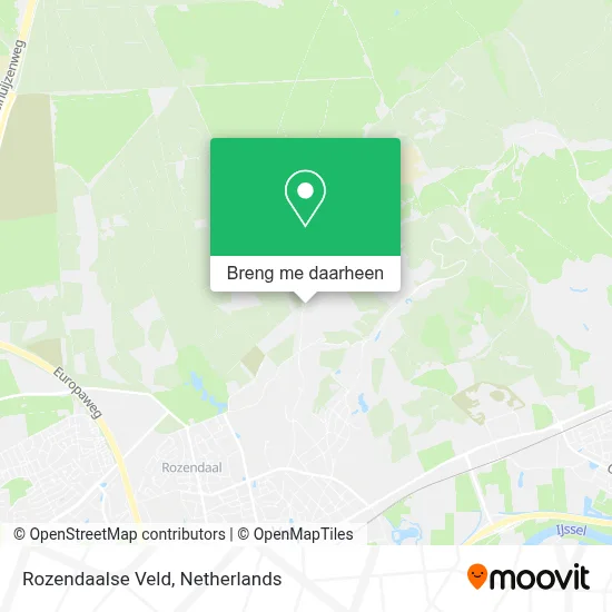 Rozendaalse Veld kaart