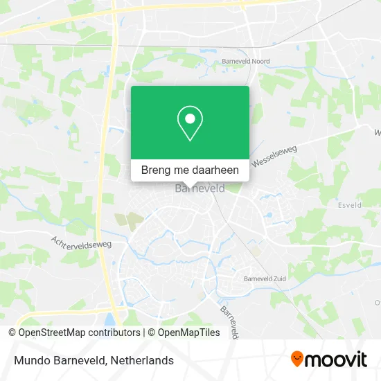 Mundo Barneveld kaart