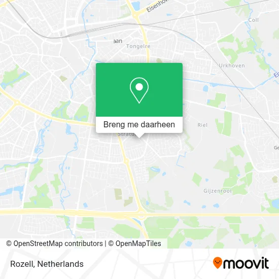 Rozell kaart