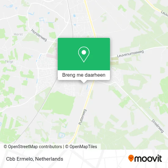 Cbb Ermelo kaart