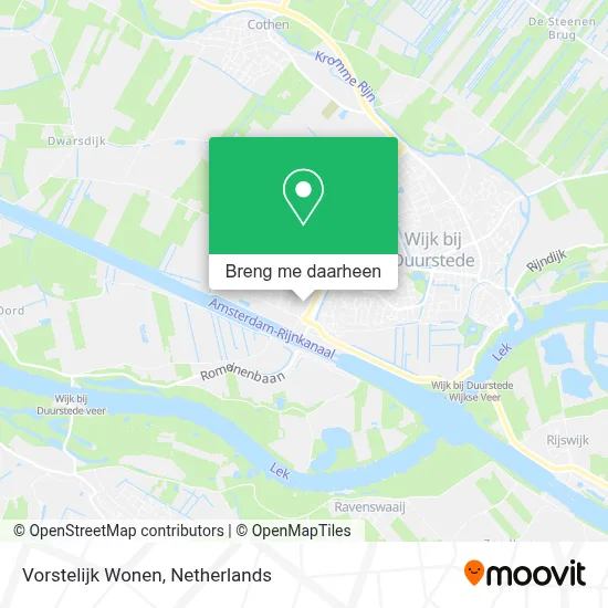 Vorstelijk Wonen kaart