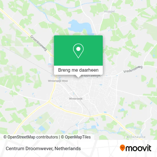 Centrum Droomwever kaart