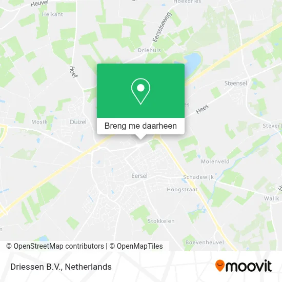 Driessen B.V. kaart
