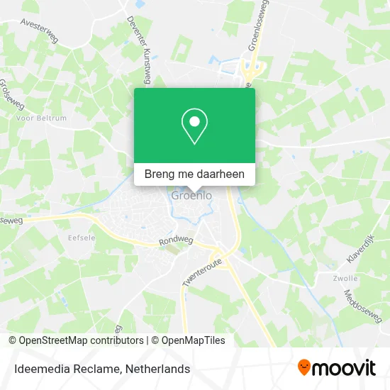 Ideemedia Reclame kaart