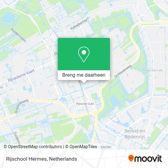 Rijschool Hermes kaart